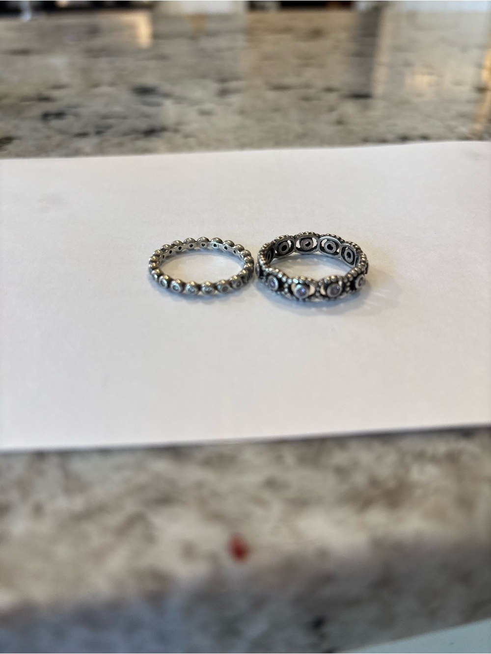 2 Pandora Rings